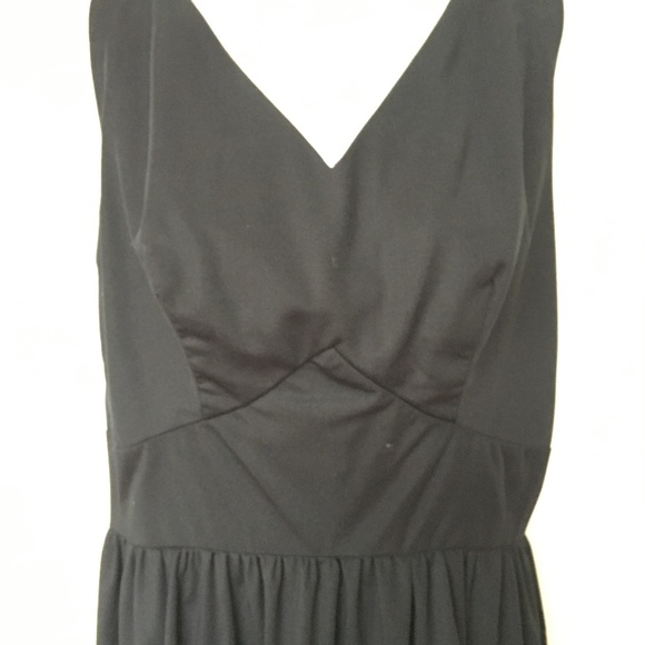 Vintage Dress By Randy Collection Black Sleeveless Empire Waist - Picture 2 of 5